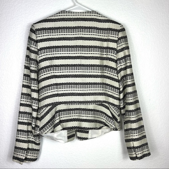 HALOGEN (Nordstrom ) Tweed Jacket Radiant Black size S - Picture 3 of 7